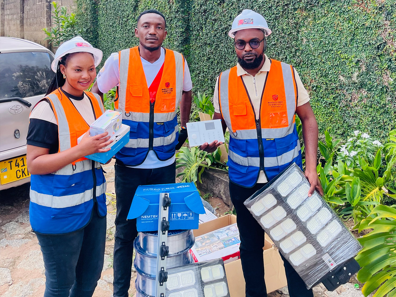 Professional security team